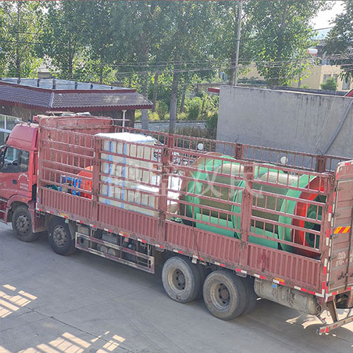 双筒1.6米矿用提升绞车发货！