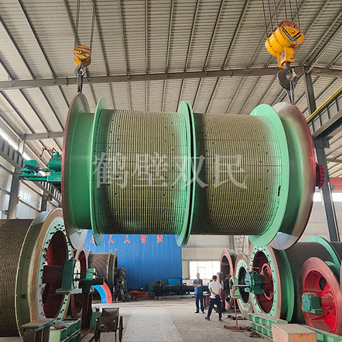 双筒2米单绳缠绕式矿井提升机发货！