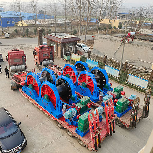 25吨凿井绞车制作&发货！